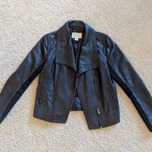 Caslon Petite Leather Jacket